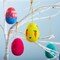24 Pcs Easter Eggs Painting Kit Easter Egg Coloring Craft Kits Easter Stickers